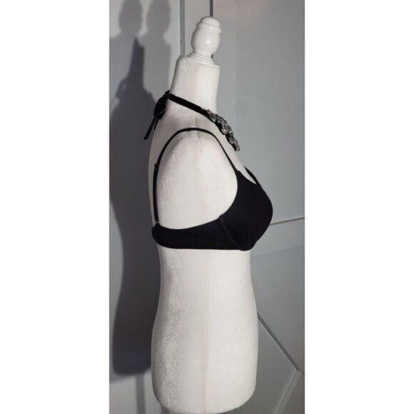 PINK VICTORIA´S SECRET PUSH UP BRA COLOR BLACK SIZE 34C - Picture 3 of 6